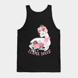 Cute Llama Lovers Tank Top